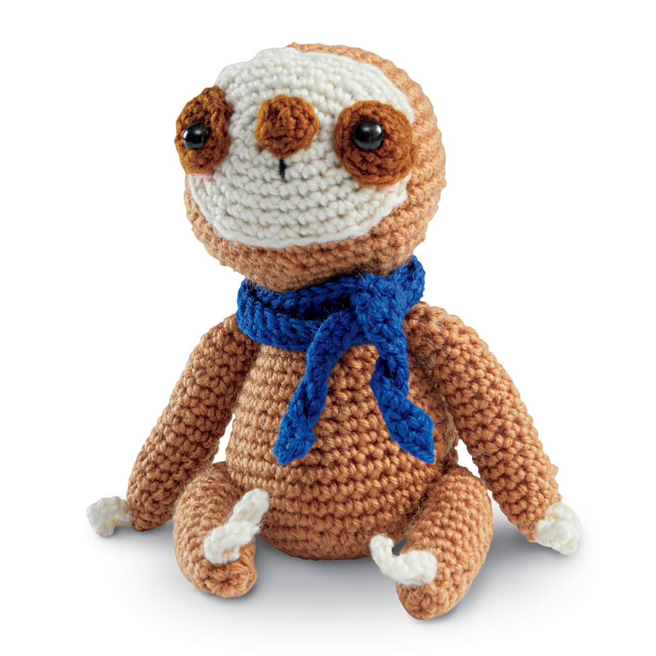 6 Pack: Intermediate Sloth Amigurumi Crochet Kit by Loops & Threads®
